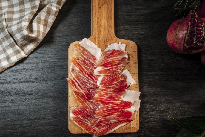 Estuche de paleta entera curada loncheada